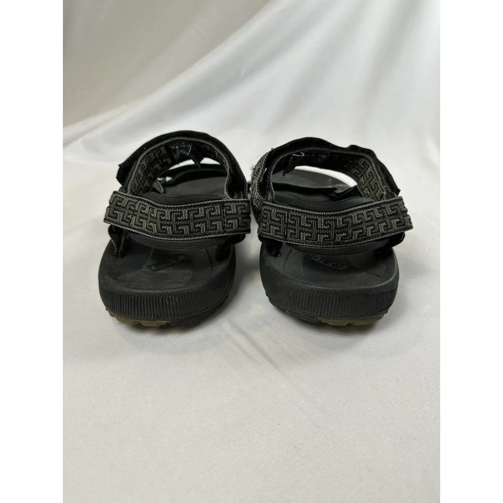 TEVA‎ Sandals Men's Size 13M Sport Hiking Black Shoc Pad Tribal S/N 6461